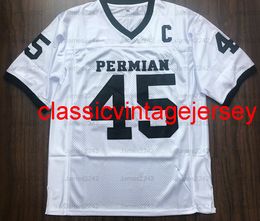 Boobie Miles #45 Permian Friday Night Lights Movie Football Jersey All Stitched White S-3XL High Quality