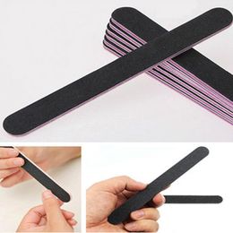 Nail Files Buffer Double Side Of The Nail File Buffer 100/180 Trimmer Sandpaper File Nail Art Tool