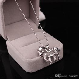 Horse Necklace Collier Collares Chain Necklace