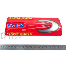 E36 KIT 30" Electric RC boat Well Painted Fiber Glass Monohull Boat Hull only for Advanced Player Red TH02648