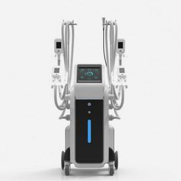 Newest Criolipolisis Fat Freeze Body Slimming Equipment 4 Cryo Handles Cavitation Rf Lipo Laser Home Salon Use