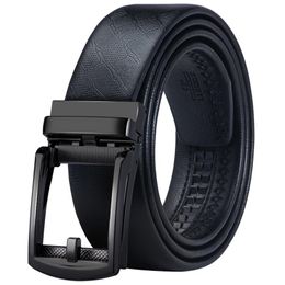 Leather Belt Man Fashion Mens Automatic Buckle Belt for Men Black Real Leather Male Waist Strap