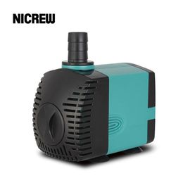 NICREW Aquarium water pump Ultra-Quiet Submersible Water Fountain Pump Fish Pond Aquarium Water Pump Tank Fountain 3/6/10/15/25W Y200922