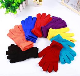 Unisex Winter Knitted Gloves Fashion Adult Solid Colour Warm Gloves Outdoor Woman Warm Ski Mittens Xmas Gifts Tta1800 G2Syc