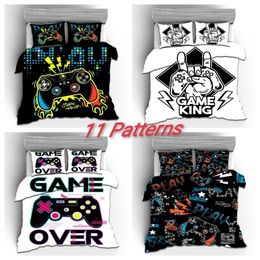 Fashion Bedding Set 2/3pcs 11 Patterns 3d Digital Gamer Printing Duvet Cover Sets 1Quilt Cover + 1/2 Pillowcases US/EU/AU 201120