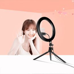 Wholesale 26cm Phone LED Light Ring Selfie Ring lamp 2020 Photography Video Live Studio Fill light Photo light For Smartphone DHL Free Shipping