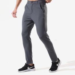 Men's Fashion Running Fiesss Sports Casual Pants Work Gym City Long Pant Men Slim Straight Leggings Solid Colour Trouses