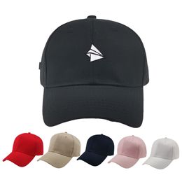 Ball Caps Fashion Paper Aeroplane Embroidery Canvas Leisure Sun Hat For Outdoor Sport Autumn Hats