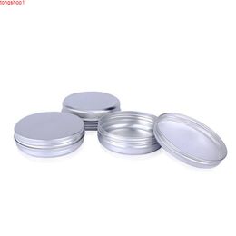 100ml Cosmetic Jar Refillable Travel Bottle Cream Container Wax Tin Metal Can Packaging Box With Window Colorful Screw Capgood quantity