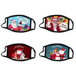 Happy New Year 2021 Merry Christmas Decorations for Party Adult Child Gifts Face Xmas Mask Home Decor Santa Claus