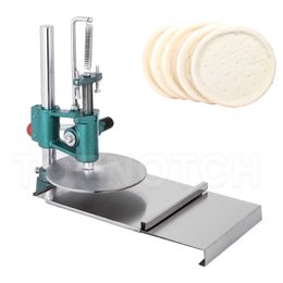 Manual Flat Bread Flattening Machine Kitchen Pizza Presser Pancake Press Maker