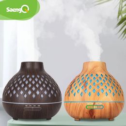 Electric Aroma Diffuser Air Humidifier Essential oil diffuser Ultrasonic Remote Control Cool Mist Fogger LED Lamp