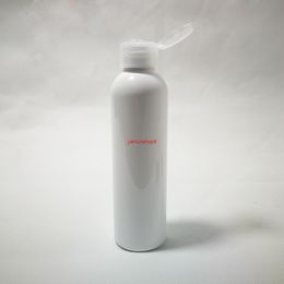 100pcs 150ml white Plastic Cosmetic Empty Bottle with Flip Cap Essential Oil Cream Sample Packaging Container Bottlesbest qualtity