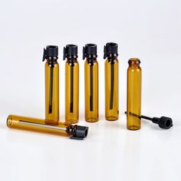 50Pieces/Lot 1ml 2ml Mini Dropper Bottle For Essential Oils Empty Perfume Bottles 1cc 2cc sample test bottle vials Container