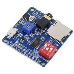 1 PCS Voice Playback Module MP3 Player UART I/O Trigger Amplifier Class D 5W 64MBit 8M Storage DY-SV8F Flash SD/TF Card for Arduino