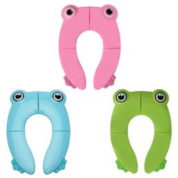 Foldable Potty Training Toilet Seat Cover Non Slip Easy to Clean Pads for Kids Potty Seat for baby LJ201110