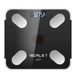 Light energy body fat scale Bluetooth electronic scale intelligent light energy rechargeable body fat called Bluetooth H1229