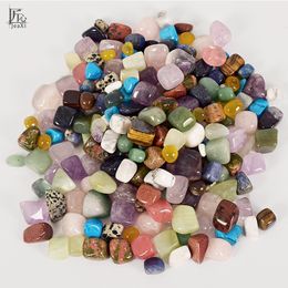 Tumbled Stones 228g Mixed Gemstone Rock and Minerals Crystal and natural Tumbled Stone for Chakra Healing fengshui decortion 201125