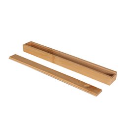 Bamboo Reusable Chopsticks Storage Box Sushi Food Stick Chopsticks Case Box Home Use with Chopstick KKA8264