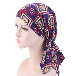 Turban Cap for Women Soft Comfortable Hair Headwrap Ladies Breathable Hat Bandanas