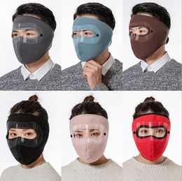 Winter Shield Face Masks Outdoor Protect Face Cover Earmuffs Cycling Bicycle Motorcycle Warm Headwear Windproof Fleece Masks LSK1903