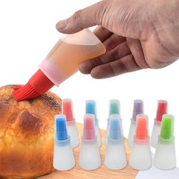 Silicone Oil Bottle Brushes BBQ Tools Basting Brush Cooking Baking Pancake Stick Kitchen Camping Tool Accessories