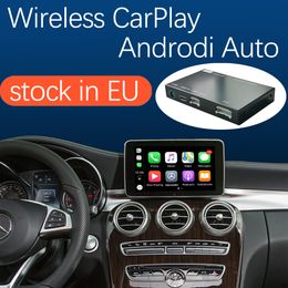 Wireless Carplay Interface für Mercedes Benz C-Klasse W205 GLC 2015-2018, mit Android Auto Mirror Link Airplay Auto Spielen
