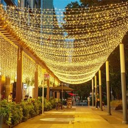 30m Led String Garland Christmas Tree Fairy Light Chain Waterproof Home Garden wedding Party Outdoor Holiday Decoration 201203
