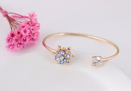 Snowflake Charms Bracelets Bangles Cuff Bangle