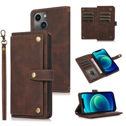 Fantansy Leather Wallet Phone Cases With Strap For iPhone 13 Pro Max 12 Mini 11 XR X 8 Plus