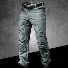 New Brand Military Tactical Pants Men's Urban Tactical Clothing Combat Trousers Multi Pockets Casual Cargo Pants Ripstop Fabric 201109