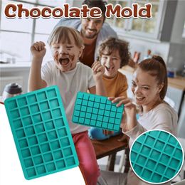 Chocolate Molds 40 Small Square Non-stick Candy cake Mould DIY Handmade Cake Pan Fondant Mold Silicone Baking Tools