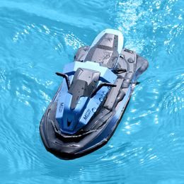2.4G RC Boat 20Mins 40M Motorboat Remote Control Boat Motorcycle Double Motor Two Speed Outdoor Toys for Boys
