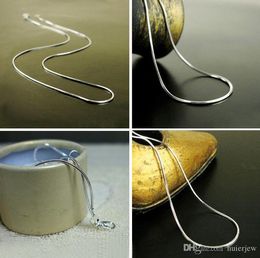 Jewellery 925 Sterling Silver Jewellery Men Finished Chain Necklace Snake Fashion Jewellery Silver Chain Mens Necklace