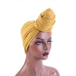 Knot Turban Hat for Women headwrap Head scarf Cap Woman Beanie Beanies Skull Caps scarves Hats Ladies Fashion Hair Accessories NEW hot sale