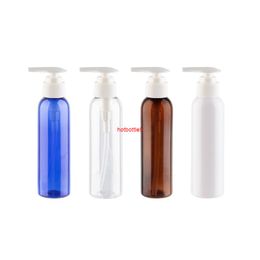 Refillable Empty Plastic Shampoo Liquid Soap Bottle With Heart Shape Lotion Pump 150ml x 25 Cosmetic Containers For Skin Carepls order