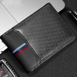 Car Driver License Credit ID Card Holder Carbon Fiber Wallet for Mercedes W204 W203 W211 BMW E90 E46 E60 M Mustang Subaru BRZ