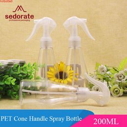 Sedorate 20 pcs/Lot PET Clear Spray Bottles For Liquid Salon Mist Automizer Empty Plastic Handle Bar 200ML Containers JX148good product