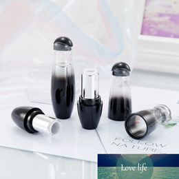 50pcs Empty Lipstick Tube Gradient Black Lip Balm Containers Plastic Cosmetic Packing Tubes 12.1mm Refillable Bottle