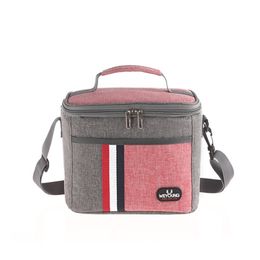 Fashion Insulated Thermal Cooler Lunch box food bag for work Picnic bag Bolsa termica loncheras para mujer for school students C0125