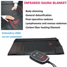 High quality slimming machine Far Infrared Sauna Blanket Home Use Heating Air Pressure For Lymphatic Drainage Detox Device