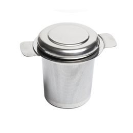 Stainless stee tea infuser mesh basket strainer loose leaf SS304 teapot Philtre spice fine leak mesh big with
