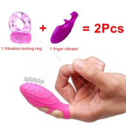 Massage 2Pcs Adult Games Finger Dancer Vibrator Shoe,Sexuales Clitoral G Spot Stimulator,Sex Machine Sex Toys for Women,Erotic Products