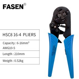 6-16mm 10-5 AWG High Quality Precision Wire Connector Crimp Pliers VE Tube Bootlace Terminal Tool HSC8 6-4 6-6 16-4 Y200321