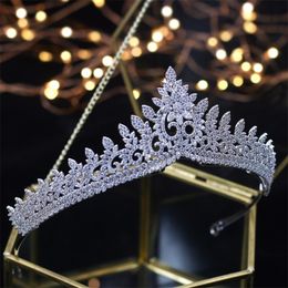 Designer Tiaras 2018 Crystals Zircon Baroque Bridal Crowns Tocado Novia Bride Jewellery Wedding Hair Accessories