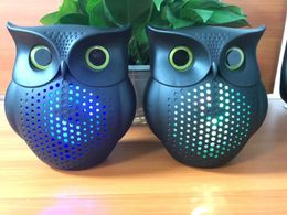 Personalized Bluetooth speaker 4 inch cartoon owl appearance support Bluetooth USB TF card FM connection sound quality low and resonant suit