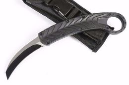 Автоматический автоматический Claw Krambit Bird Двойное действие Тактическая самооборона Складная EDC Ножи охотничьи Ножи Xmas Direck Tool 05488