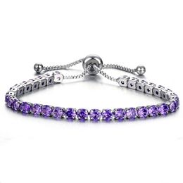 Adjustable Bracelet Cuffs Row Cubic Zirconia diamond Bracelets Wedding Fashion Jewellery for Women Kids Gift