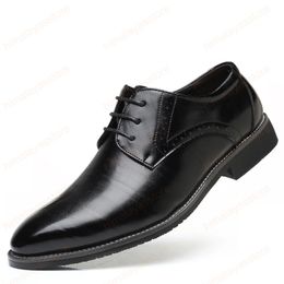 Elegant Shoes for Men Formal Italian Dress Mens Office Shoes Black Dress Plus Size Dress Shoes for Men 48 Buty Meskie