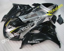 Custom Fairings TL1000R Body Kit For Suzuki TL1000R 1998-2003 TL-1000R Street Motorbike Black Silver Body Fairing Fit (Injection molding)